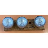 LA BOULE BLEUE "Prestige Inox 110" - 73mm - 680g - gravée G.D