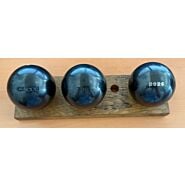 OBUT BOULE NOIRE CX Cou Lisse - 74mm - 700g - gravée 2026
