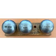 OBUT BOULE NOIRE CX Cou Lisse - 76mm - 690g - gravée ♥ TITOUNE ♥