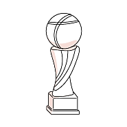 Trophée champion du palet