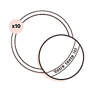 Gravure Cercle par 10