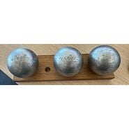 OBUT BOULE NOIRE CX Cou Lisse - 73mm - 700g - gravée TIWI - non homologuées