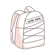 Personnalisation Sac à dos
