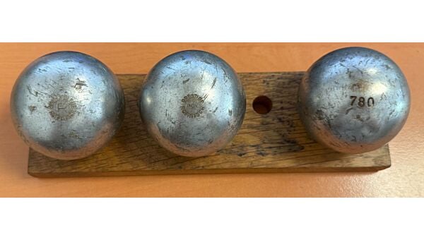 LA BOULE BLEUE "Prestige Inox 110" - 73mm - 780g