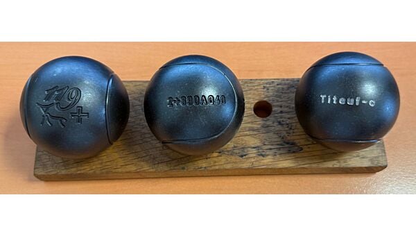 Toro Petank 119 + Striée - 72mm - 690g - Tennis - gravée Titeuf-c