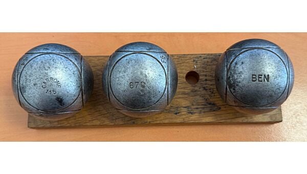 LA BOULE BLEUE "Carbone 115" - 74mm - 670g - ROF - gravée BEN