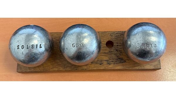 OBUT SOLEIL Lisse - 73mm - 650g - gravée BARAC