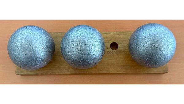 LA BOULE BLEUE "Inox 115" - 72mm - 680g