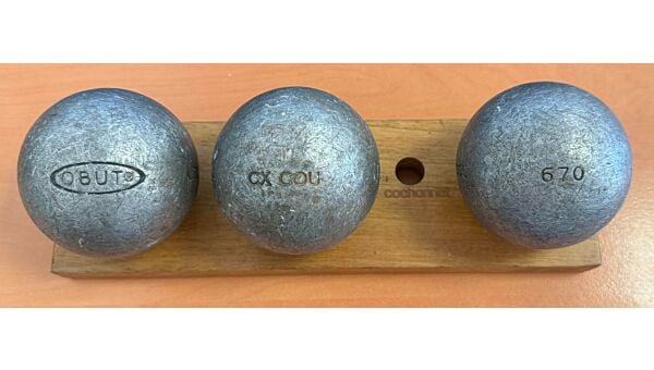 OBUT BOULE NOIRE CX Cou Lisse - 76mm - 670g