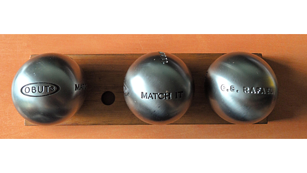 OBUT MATCH IT Lisse - 73mm - 670g - gravée C.S. RAFAEL