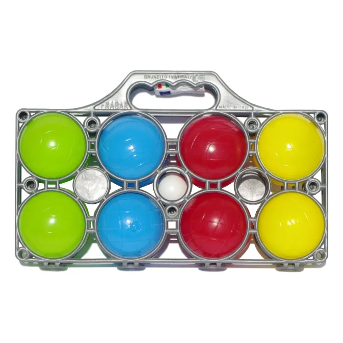 Jeu De Boules Chrome Lot De 8 Boules De Pétanque En Chrome Avec étui De