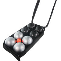 8 Boules de Pétanque Loisirs à Personnaliser avec Sac et But