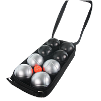8 Boules de Pétanque Loisirs à Personnaliser avec Sac et But