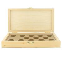 Coffret 13 buts en bois clair