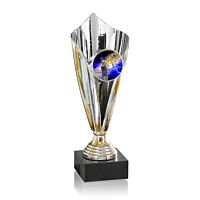 Coupe de pétanque argent 24 cm