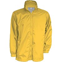 Coupe vent double homme jaune