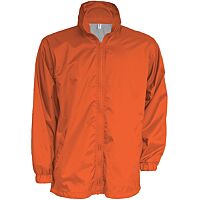 Coupe vent double homme orange