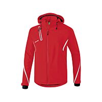 Fonction veste Softshell (étanche et respirante) - Enfant - rouge/blanc