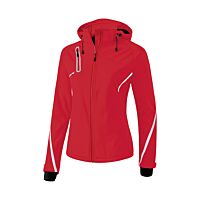 Fonction veste Softshell (étanche et respirante) - Femme - rouge/blanc