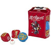 Koolbool, pétanque freestyle boules souples - Rouge/Bleu