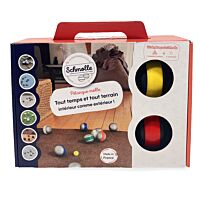 La Schmolle - Boules de pétanque tout terrain - Rouge/Jaune