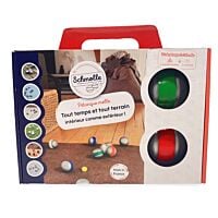 La Schmolle - Boules de pétanque tout terrain - Rouge/Vert