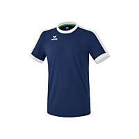 Maillot Retro Star - Enfant - bleu marine/blanc