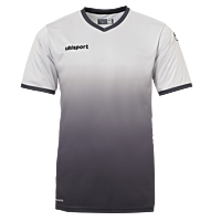 Maillot manches courtes Division - Gris Argent/noir - Homme