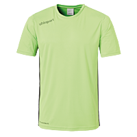 Maillot manches courtes Essential - Vert Flash/noir - Homme