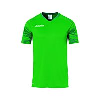 Maillot manches courtes Goal 25 - Vert/lagon - Enfant