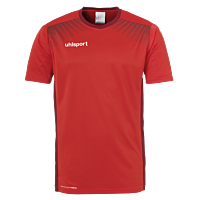 Maillot manches courtes Goal - Rouge/bordeaux - Enfant