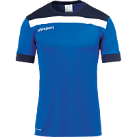 Maillot manches courtes Offense 23 - Azur/bleu Marine/blanc - Homme