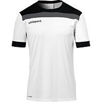 Maillot manches courtes Offense 23 - Blanc/noir/anthracite - Homme