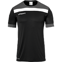 Maillot manches courtes Offense 23 - Noir/anthracite/blanc - Homme