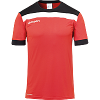 Maillot manches courtes Offense 23 - Rouge/noir/blanc - Homme