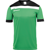 Maillot manches courtes Offense 23 - Vert/noir/blanc - Homme