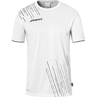 Maillot manches courtes Score 26 - Blanc/noir - Homme