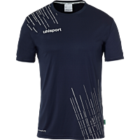 Maillot manches courtes Score 26 - Bleu Marine/blanc - Enfant