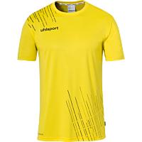 Maillot manches courtes Score 26 - Jaune Citron/noir - Enfant