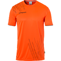 Maillot manches courtes Score 26 - Orange Fluo/noir - Enfant