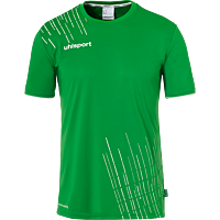 Maillot manches courtes Score 26 - Vert/blanc - Enfant