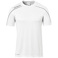 Maillot manches courtes Stream 22 - Blanc/noir - Homme