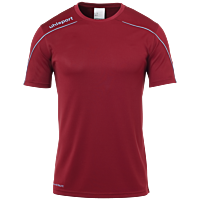 Maillot manches courtes Stream 22 - Bordeaux/ciel - Enfant