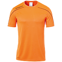 Maillot manches courtes Stream 22 - Orange Fluo/noir - Homme