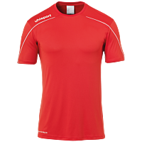 Maillot manches courtes Stream 22 - Rouge/blanc - Homme