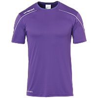 Maillot manches courtes Stream 22 - Violet/blanc - Enfant