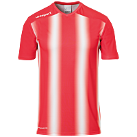 Maillot manches courtes Stripe 2.0 - Rouge/blanc - Enfant
