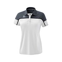 Polo CHANGE by erima - Femme - blanc/gris/noir