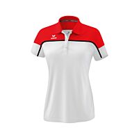 Polo CHANGE by erima - Femme - blanc/rouge/noir