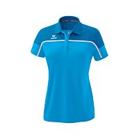 Polo CHANGE by erima - Femme - bleu curaçao/mykonos/blanc